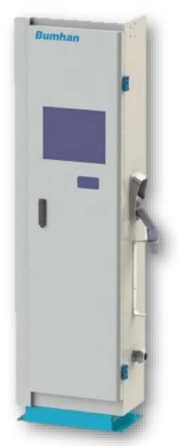 240~600kW 고속 전기차 충전기 Dispenser 정면 사진